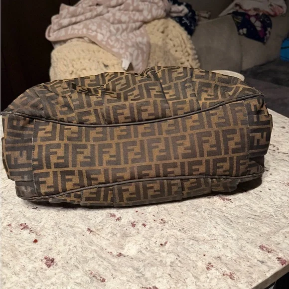 Fendi Zucca FF Mia Large Vintage